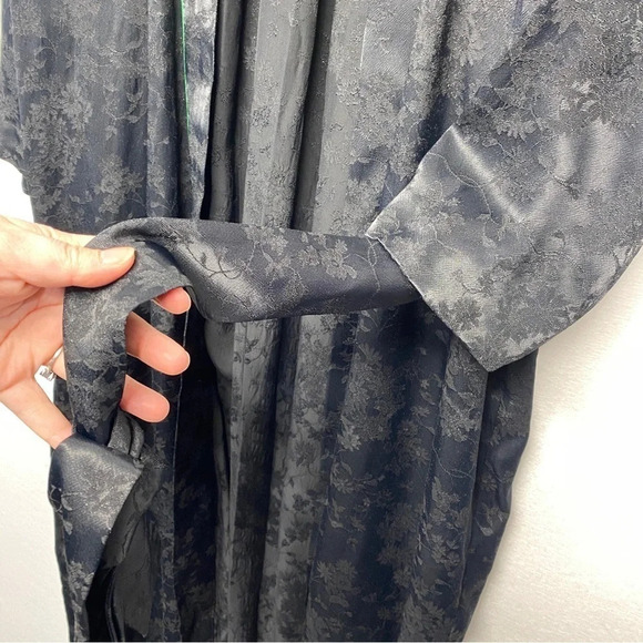 Maje Vasita Kimono Duster Cardigan Coat Jacquard Full Length Belted Robe 1/Small - Picture 12 of 15
